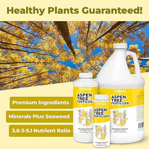 Aspen Tree Fertilizer Complete Liquid Aspen Tree Plant Food 1 Gallon (128 oz)