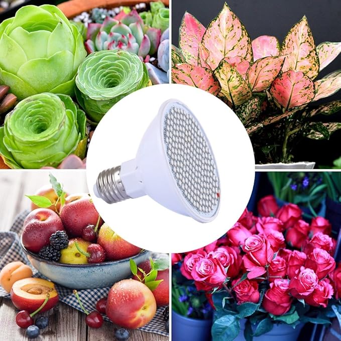LED Growth Bulb Full Spectrum Plant for Hydroponic House Plants Indoor Garden Lighting E26/E27 20W LLP-LED
