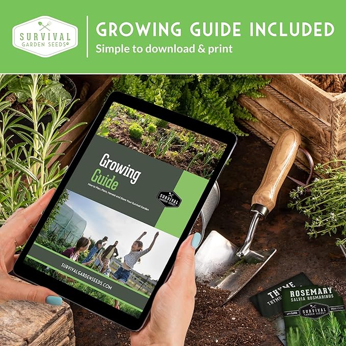 Hydroponic &amp Indoor Garden Seed Kit – 20 Compact Heirloom Vegetable &amp Herb Varieties | Apartment Small-Space Patio &amp Vertical Tower Growing | Family Garden Gift – Survival Garden Seeds