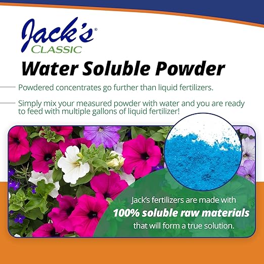Classic 10-30-20 Blossom Booster Water-Soluble Fertilizer with Micronutrients for Increasing Color and Quantity of Blooms in Flowering Plants 1.5lbs (Pack of 2)