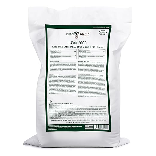 Purely Organic Products Lawn Food 10-0-2 40 LB (Covers 8000 Square Feet)