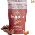 Cocoa Dusted Wrapped Whole Cashews by Karma Nuts Lightly Sweetened Air Roasted with Natural Skins 2X more Fiber Peanut-Free Facility Kosher Everyday Nut Snack 7oz Resealable Bag - 6 pack