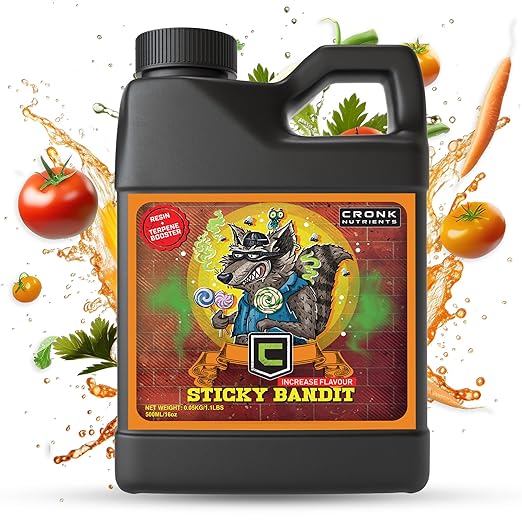 Cronk Nutrients Sticky Bandit Plant Food Carbohydrate – Boost Plants Flavour and Resin Production – Suitable for Soil Soilless and Hydroponic – Increase Aroma and Taste 500mL