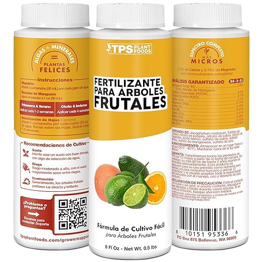 Fertilizante para Árboles Frutales Complete Liquid Fruit Tree Plant Food 1 Gallon (128 oz)