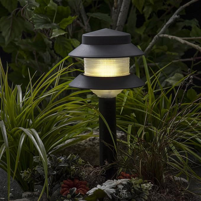 Paradise GL22627 Low Voltage Plastic 4W Path Light (Black 12 Pack)