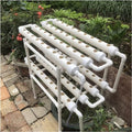 Hydroponic Site Grow Kit 2 Layers 72 Locations and Deep Streams Aquatic Grow Gardens with Pump DIY Clone Kit for Hydroponics System220V