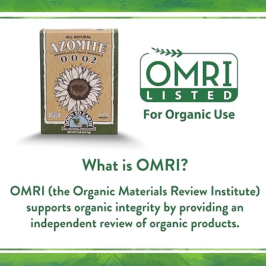 Down To Earth All Natural Fertilizers Organic Azomite Granulated Trace Minerals - Essential Minerals for Improving Plant Growth 0-0-0.2 5lb (2 Pack)