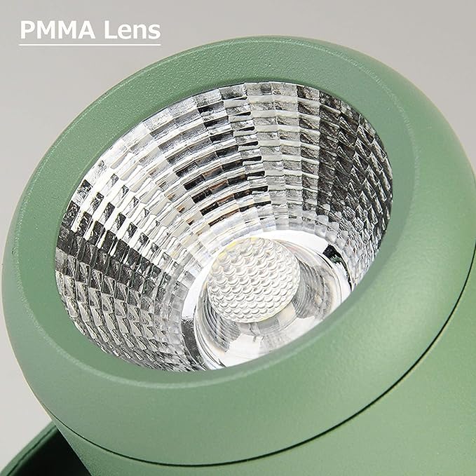 Dimmable Bright Light Accent Uplight 7W COB LED Stepless Dimming Adjustment Remote Control Spotlight Light with 5.9ft On/Off Foot Pedal Switch Cord Extra Light Rotating Decorative for Loft