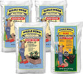 Combo Package - 4 Total 40-Pound Bags – Egg Material Raised Bed Soil Mix (3 Count) and Pure Worm Castings Plus Worm Egg Material Fertilizer and Amendment (1 Count)