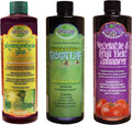 Microbe Life Hydroponics Additive Kit Includes One 16-Ounce Bottle Each of Photosynthesis Plus Foliar Spray &amp Root Dip and Vegetable and Fruit Yield Enhancer Use with Any Feeding Systems