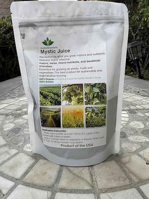 Mystic Juice is The Organic Fertilizer for Indoors and Outdoors Growing