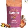 Cinnamon Wrapped Whole Cashews by Karma Nuts Sweet &amp Savory Air Roasted with Natural Skins 2X more Fiber Peanut-Free Facility Kosher Everyday Nut Snack 7oz Resealable Bag - 6 pack