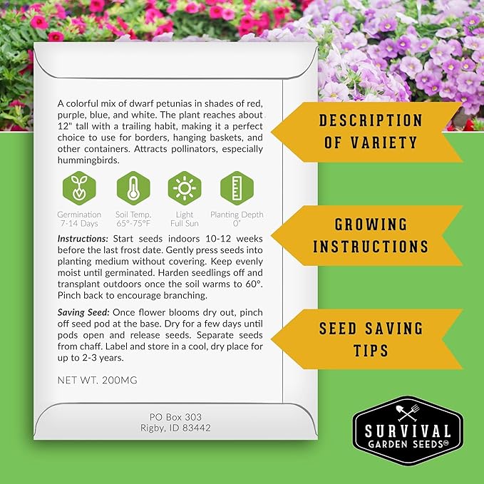 Hydroponic &amp Indoor Garden Seed Kit – 20 Compact Heirloom Vegetable &amp Herb Varieties | Apartment Small-Space Patio &amp Vertical Tower Growing | Family Garden Gift – Survival Garden Seeds