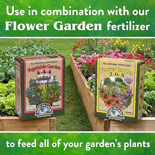 Down to Earth Organic Vegetable Garden Fertilizer 5 lb Boxes Balanced Plant Food for Healthy Vegetables &amp Herbs (Pack of 6)