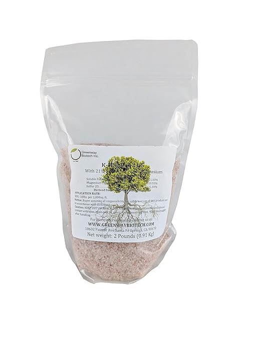 Greenway Biotech Inc. Sul-Po-Mag 0-0-21.5 Sulfate of Potash Magnesia (K-Mag) (2 Pounds)
