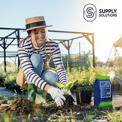 Supply Solutions | 0-0-22 Pro-Mag Trio - High Potassium Magnesium &amp Sulfur Fertilizer for Lawns Turf Palm &amp Fruit Trees - Water-Soluble Plant Food for Stronger Growth &amp Higher Yields (1