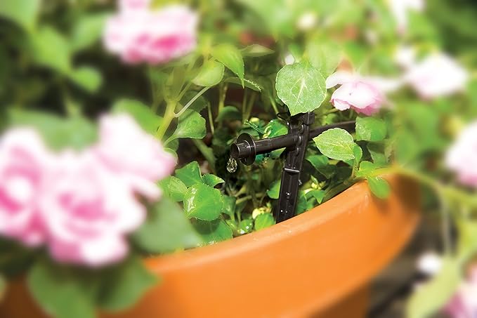 Rain Bird PATIOKIT Drip Irrigation Patio Watering Kit Connects to Faucet 1/4 Drip Tubing