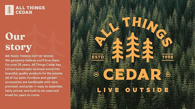 All Things Cedar RG72 6-ft x 2-ft Cedar Raised Garden Box | Expandable Plant Bed Stackable Wooden Planter - Easy Assembly Western Red Cedar Build Outdoor Vegetable Gardening Solution
