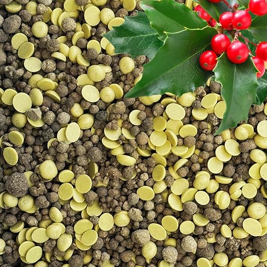 Quick-Release Soil Acidifier - Elemental Sulfur &amp Gypsum Mix - Hydrangea &amp Blueberry Fertilizer Aluminum Sulfate Alternative Improves Blue Hydrangea Color (10 qts. - 20 lbs.)