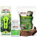 Hormex Rooting Powder #1 Rooting Cubes &amp Shears Combo - Rooting Hormone for Delicate Softwood Cuttings | Root Starter Cubes for Home &amp Garden Plants | Precision Straight-Blade Shears (50 Grow