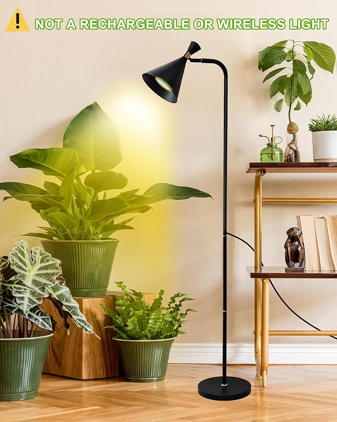 Standing Plant Grow Light LED Growing Light Full Spectrum for Indoor Plants4/8/12H Timer Flow Grow Light for Tall Large Indoor Plants