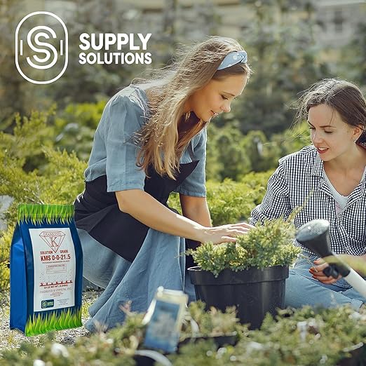 KMS 0-0-21.5 (Potassium Magnesium Sulfate) Fertilizer - Plant Food - The Best for Low Magnesium Soils Prone to Nutrient Loss - Ideal for Lawns Garden Vegetable and Fruit Crops (10 Pounds)