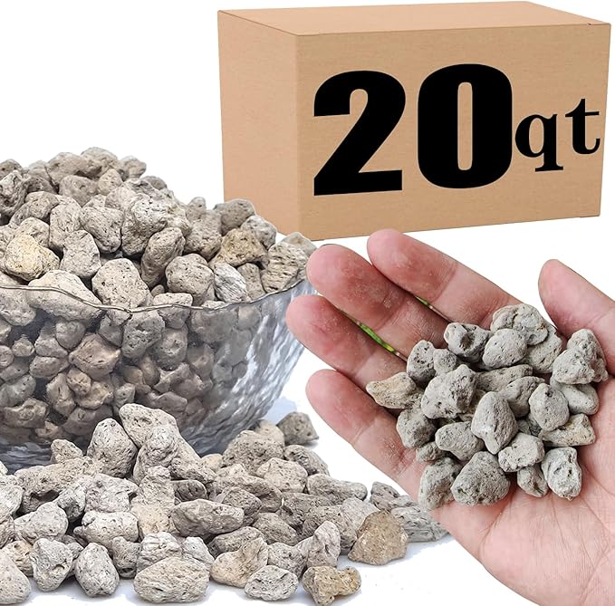 Horticultural Pumice for Plants Professional Sifted (20QT 1/2 inch)