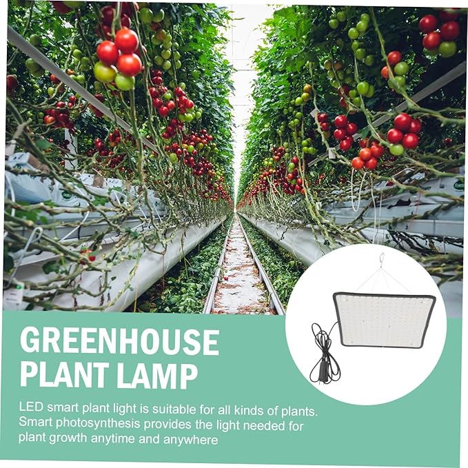Happyyami Indoor Led Grow Light LEDs Red White Hanging Growth Lamp Plant Growth Enhancer