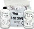 Elm Dirt Plant Juice Bloom Juice &amp Worm Castings Bundle - Organic Fertilizer for All Plants - Indoor &amp Outdoor Organic Plant Food and Soil Enhancer for Houseplants Vegetables &amp Gardens -