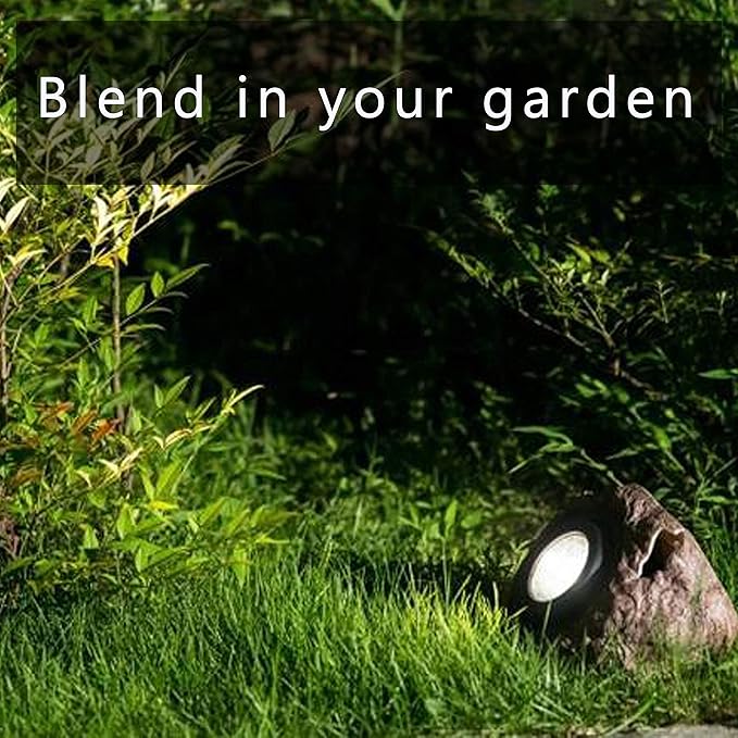 Solar Rock Light Led 4 Pack Waterproof Garden Stone Lights Outdoor Landscaping Spotlights Yard Patio Pathway Driveway …