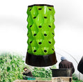 Hydroponics Indoor Garden Growing Sys-temAeroponic Vertical Tower Garden Farm Plants Fresh Herb Garden Fruits &amp Vegetables NurseryGreen-48holes