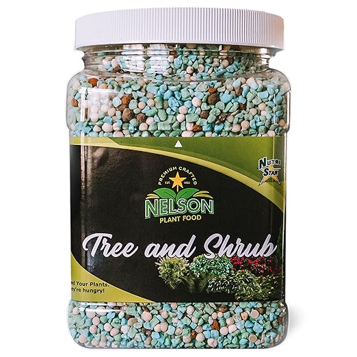 Nelson - Trees Shrubs &amp Evergreens Plant Food for In-Ground Containers &amp Patios Granular Fertilizer NutriStar 21-6-8 (4 lb.)