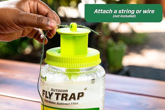 RESCUE! Outdoor Fly Trap - Reusable - 3 Traps