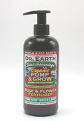 Dr. Earth Organic &amp Natural Pump &amp Grow Total Advantage Rose &amp Flower Fertilizer 16 oz Red