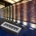 Ground LED Landscape Lights - Outdoor Buried Lights Led Recessed Ground Spotlight Rectangular Underground Light Outdoor Garden Floor Lamp Waterproof Path Lighting Floor