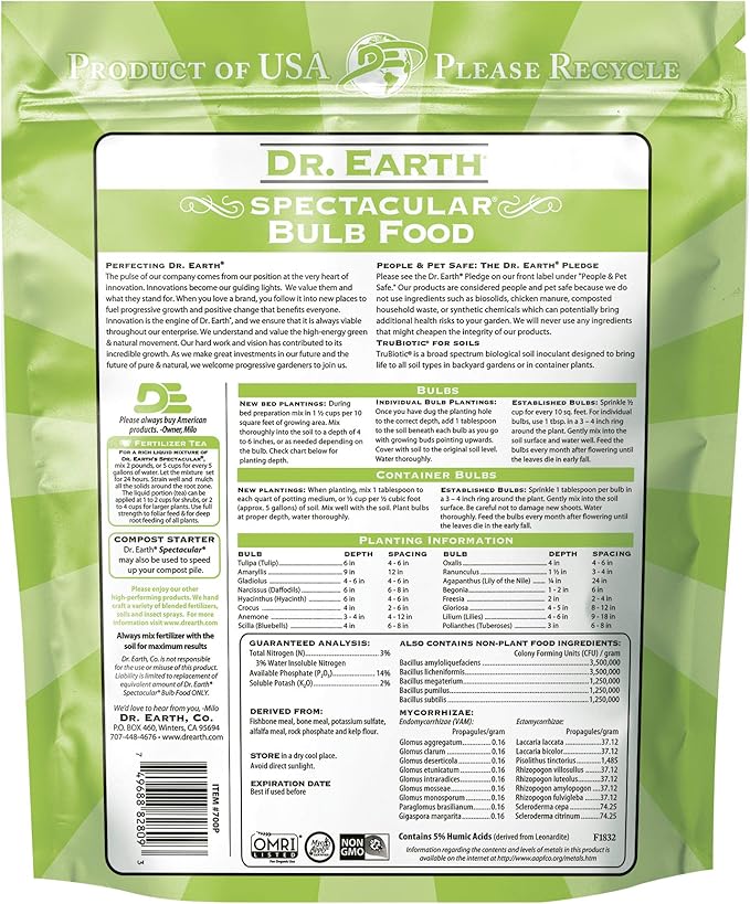 Dr. Earth Spectacular Buld Food 4 lb