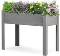 40x20x31 inch Raised Garden Bed with Legs Elevated Wooden Planter Box for Outdoor Plants Flowers Fruits Vegetable Herb Growing