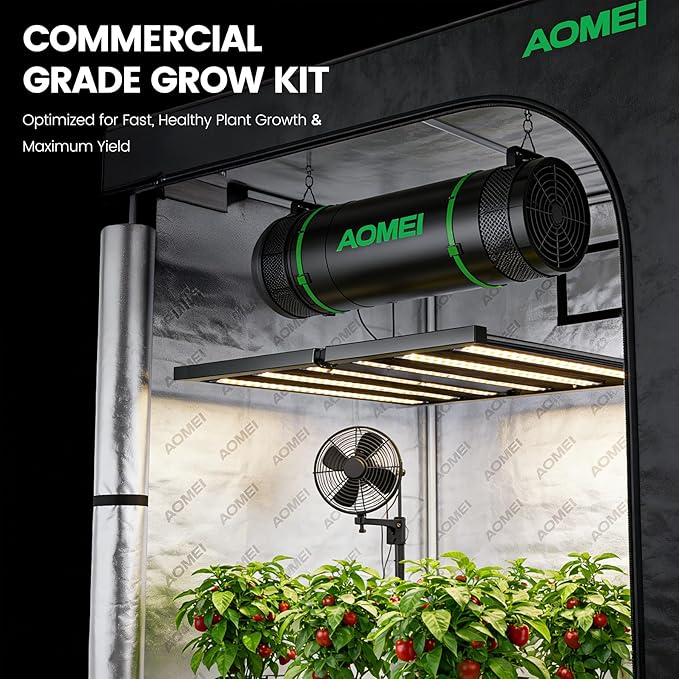 Grow Light LED Grow Lights for Indoor Plants Full Spectrum Growing Light Plant Hanging Growing Lamps Seedling Daisy Chain Dimmable Board 4x4ft Coverage