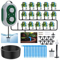 WIOR Automatic Plant Waterer Drip Irrigation System Kit for 15 Potted Plants Indoor Self Watering System Plant Watering Devices with Programmable Water Timer for Garden Balcony Greenhouse Vacation