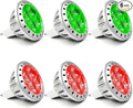 ALIDE Red Green MR11 GU4 Led BulbsReplace 10W 20W 35W Halogen12V 3W Red Green MR11 for Christmas Holiday Decoration Outdoor Landscape Lighting30 Deg6 Pack Mix
