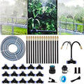 Drip Irrigation System KitReplaceable 360-Degree Bent Dropper with New Fast ConnectorAtomized Copper Nozzle Watering System for Garden PlantsLawn Garden Watering System