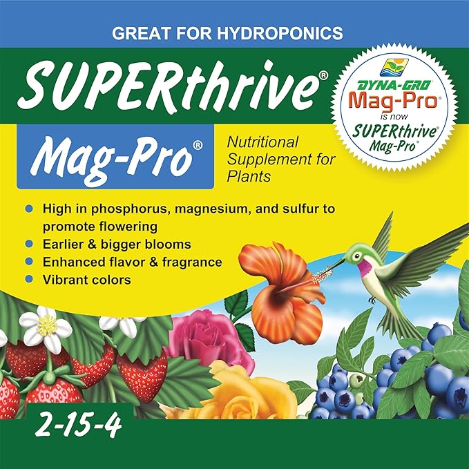 Dyna-Gro DYMAG032 Mag Pro Blossom Booster Supplement 2-15-4 1 Quart