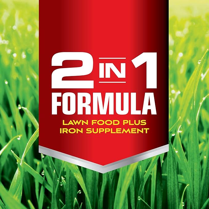 Scotts Green Max Lawn FoodFL Lawn Fertilizer Plus Iron Supplement for Greener Grass 5000 sq. ft. 15.15 lbs.