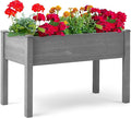 48x24x30 inch Raised Garden Bed with Legs Elevated Wooden Planter Box for Outdoor Plants Flowers Fruits Vegetable Herb Growing