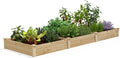 Greenes Fence Premium Cedar Raised Garden Bed 4' x 12' x 10.5 (3/4 Thick) - Made in USA with North American Cedar