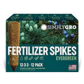 Fertilizer Spikes for Evergreen Trees &amp Shrubs (12 Spikes - 3.0 Lbs)