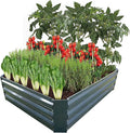 Zenport WS1203 Raised Garden Bed Kit Gray 47.3 X 35.4 X 11.8-Inches