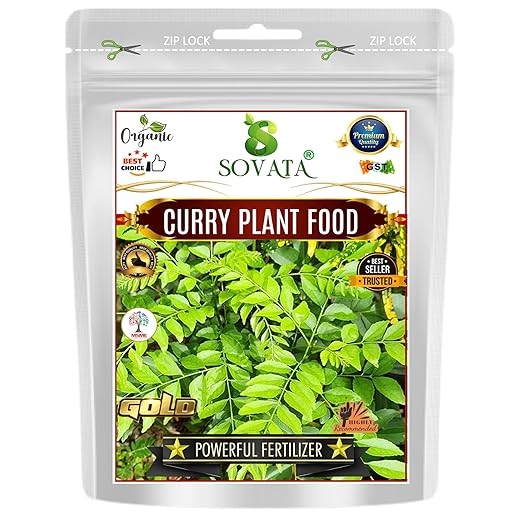 Sovata® Curry Plant Food Powerful Organic Fertilizer for Overall Healthy Growth of Curry Plants. (900 gm)