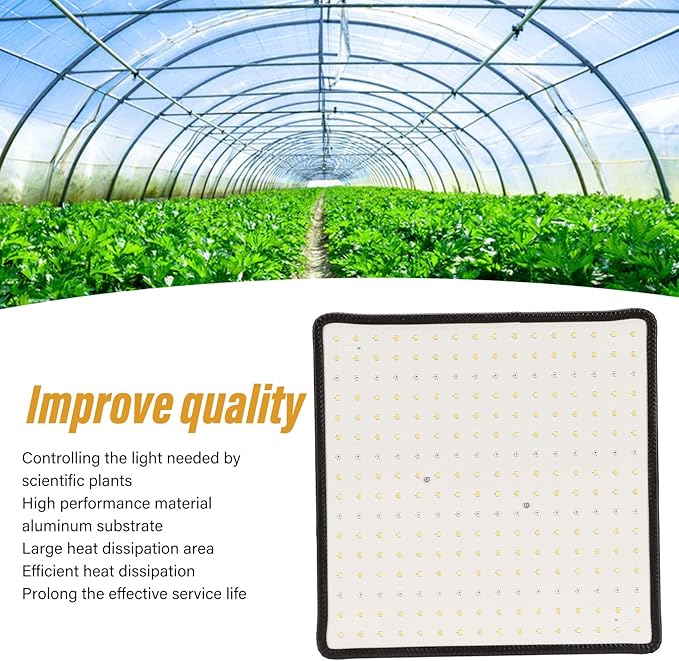 1000W LED Grow Light Promoting Growth Energy Saving LED Plant Grow Light Professional Red and Blue Spectrum Plant Light for Indoor Plants Greenhouse(US)