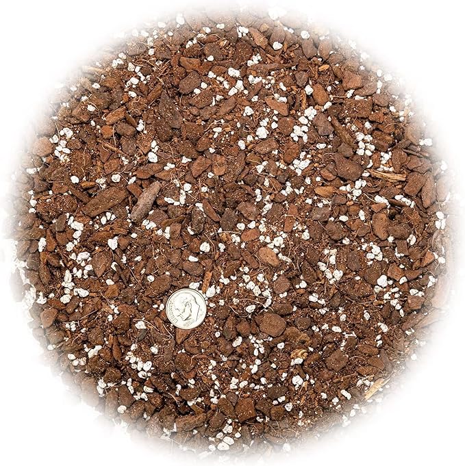 Gardenera Monstera Adansonii Planting Mix: Maximize Aeration Drainage &amp Nutrient Holding Capacity - 5 Quart Bag
